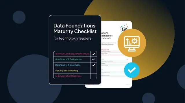 Data Foundations Maturity Checklist for technology leaders